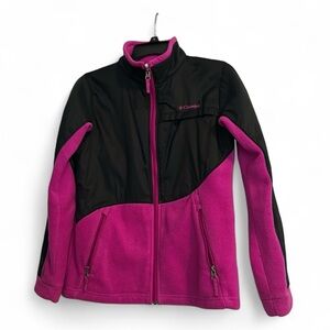 Columbia two tone combo fleece jacket